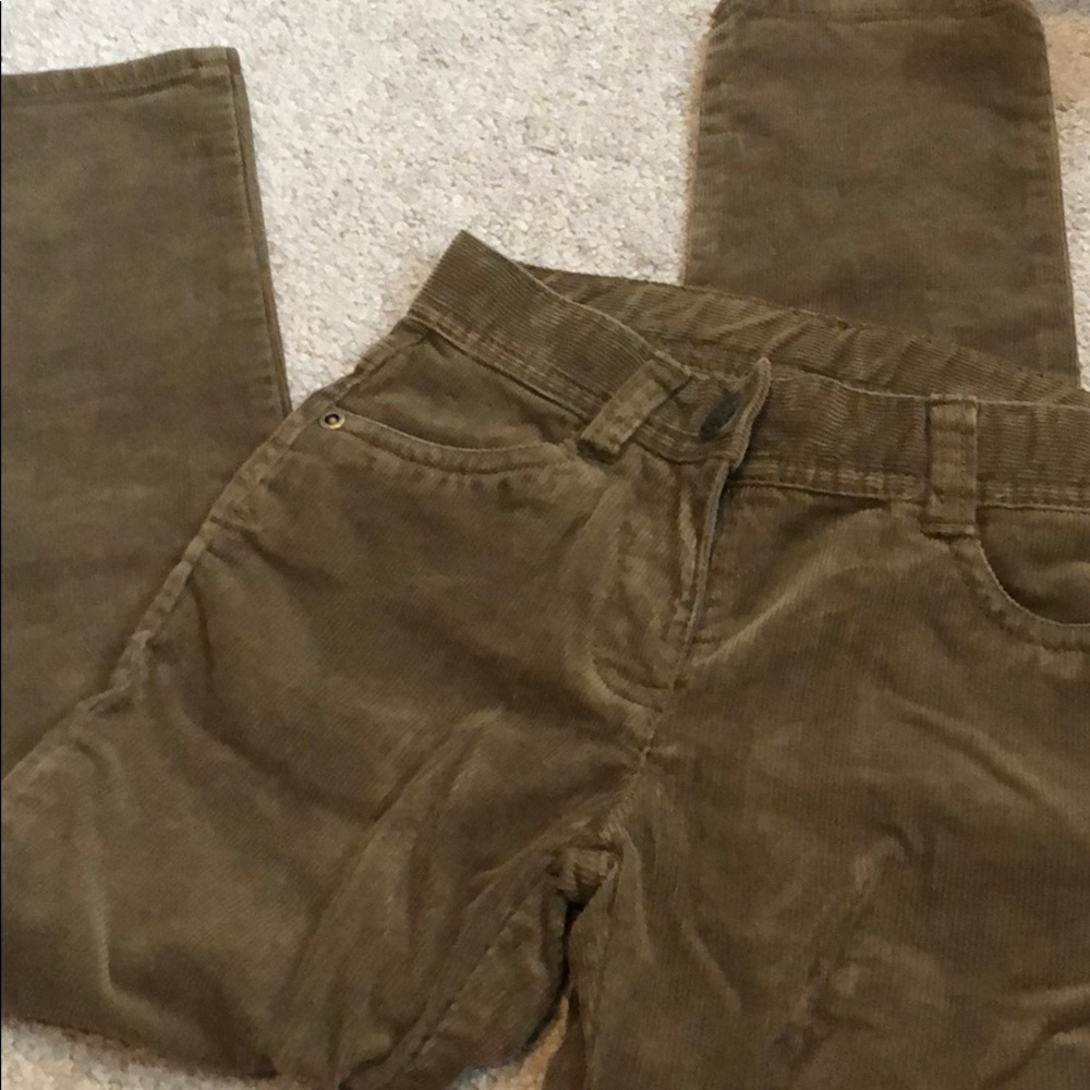 Brown corduroy jeans with spandex size 6 crewcuts 💖📓